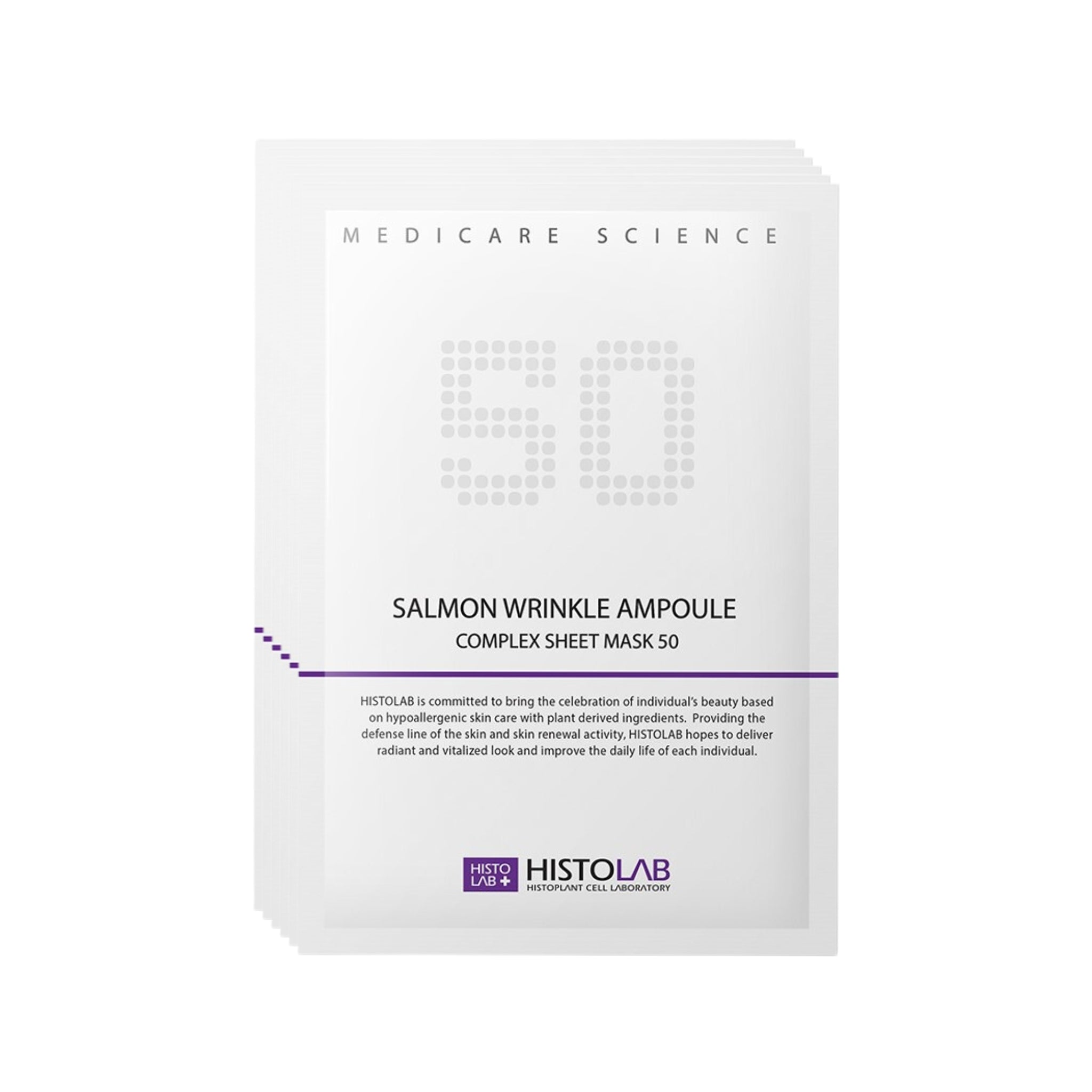HISTOLAB Salmon Wrinkle Ampoule Complex Sheet Mask 50 (5 pack)