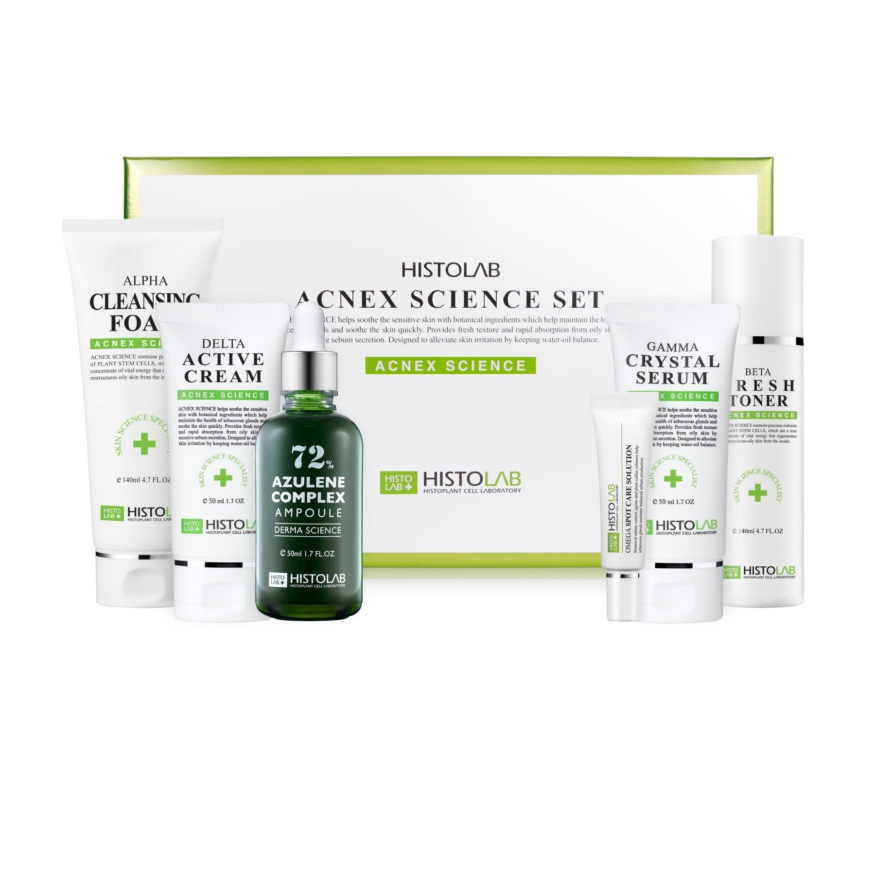 HISTOLAB ACNEX SET | Oily & Acne-Prone Collection