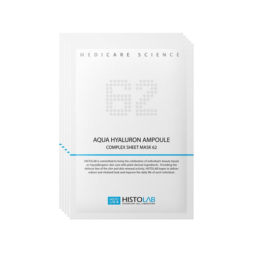HISTOLAB Aqua Hyaluron Ampoule Complex Sheet Mask 62 (5 pack)